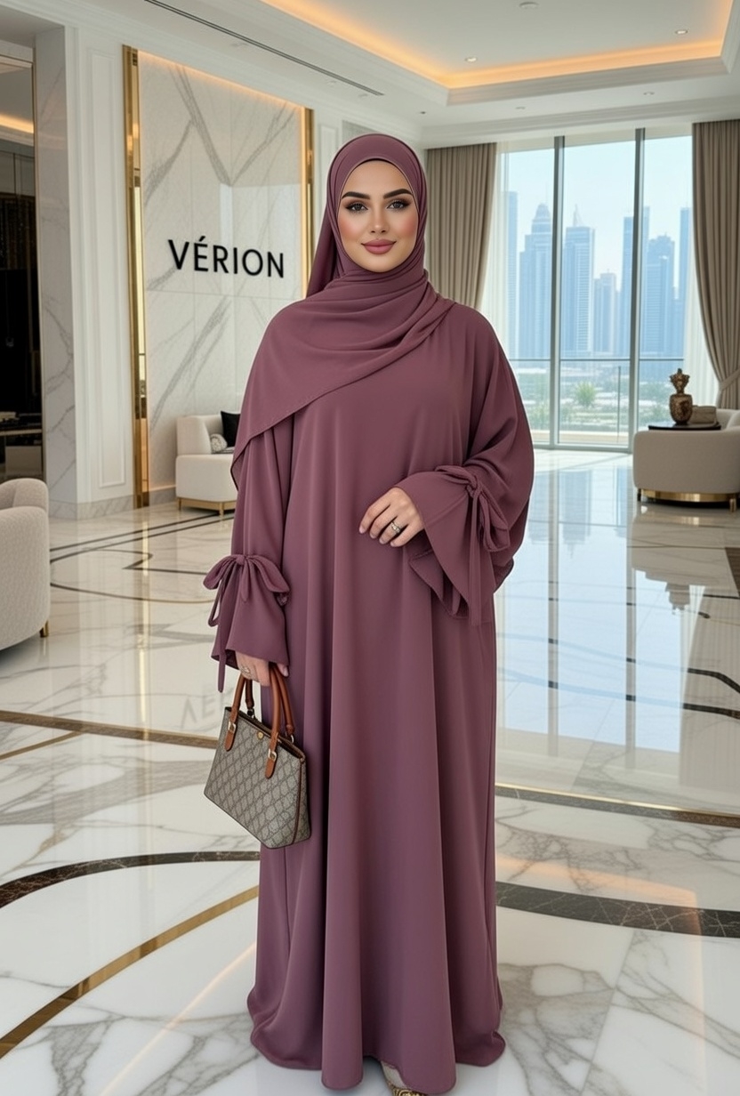 grok_image_1769002142379 VÉRION | SAHRA Modest Evening Abaya - Image 2